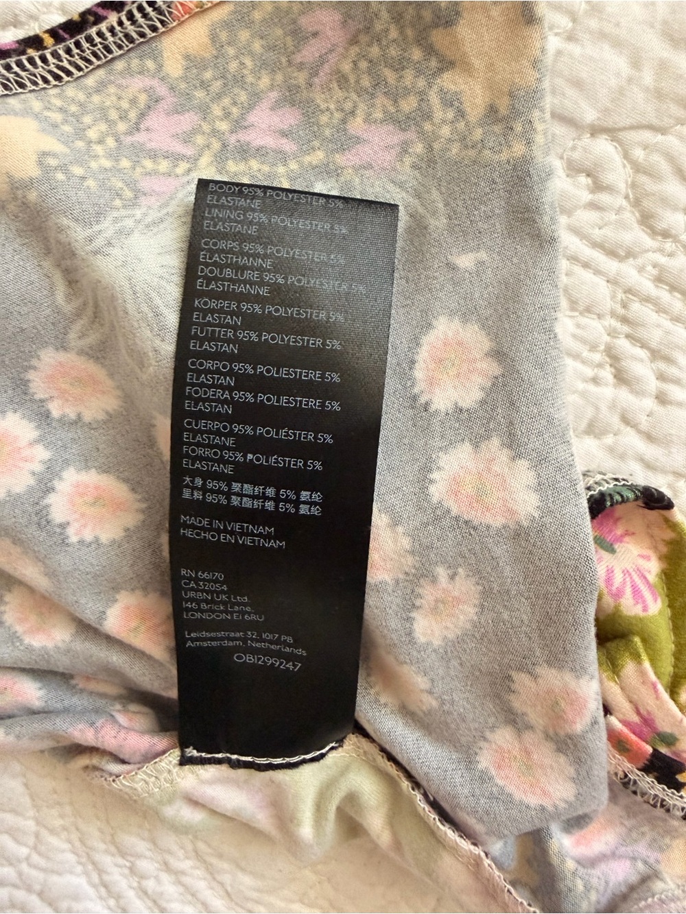 Gorgeous Urban Outfitters Floral Summer Midi Dress with Slit Black Green Pink - Picture 7 of 8